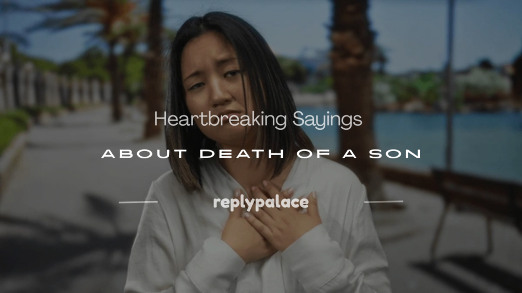 sayings about death of a son