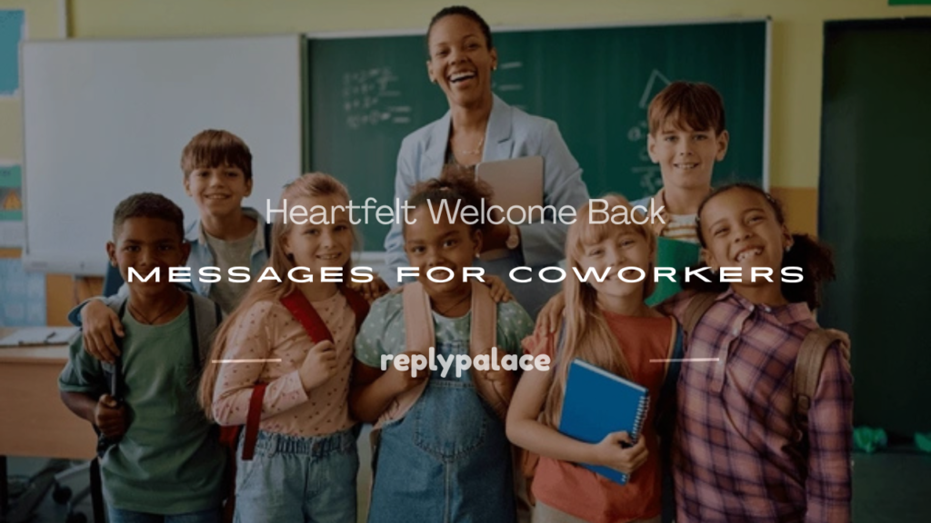 welcome back for coworker
