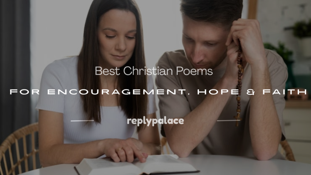 christian poem for encouragement