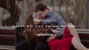 Read more about the article 200+ Best Replies to “What Do You Think of Me?”