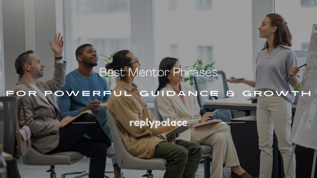 mentor phrases