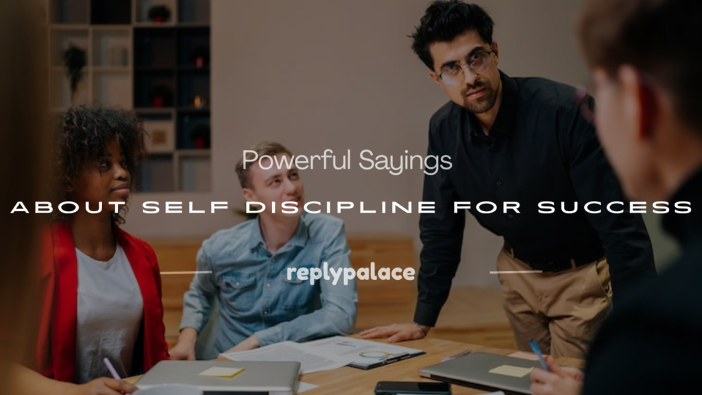 sayings about self discipline